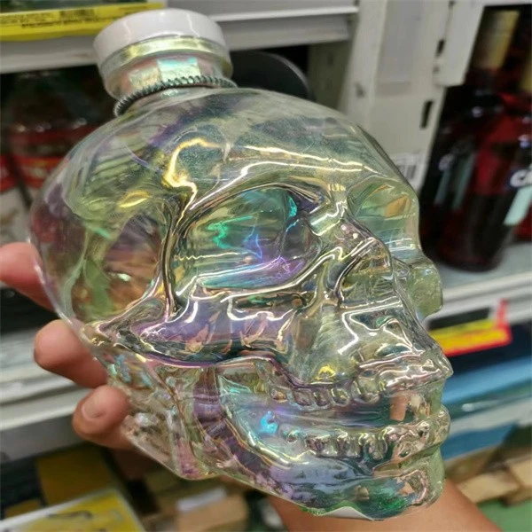 Glass Skull Bottle Vodka
